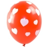 Balony lateksowe z serduszkami walentynki 5 sztuk